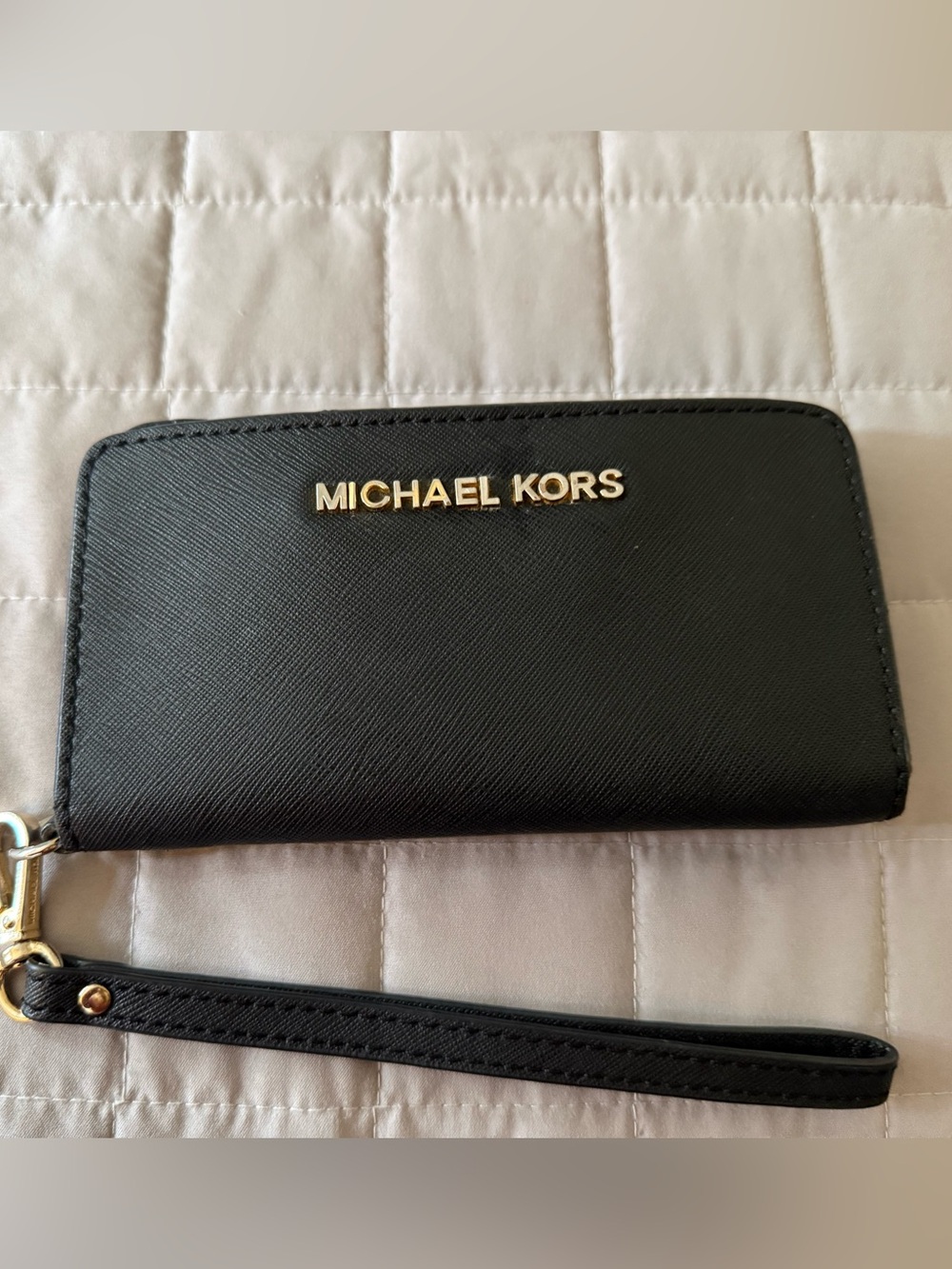 Michael Kors Black Wristlet Wallet